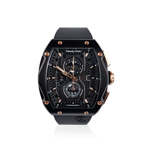 Chronograph For Men – Black Rose Gold