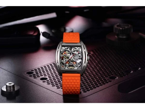 CIGA DESIGN Z Series Titanium Orange Automatic Watch for Gents