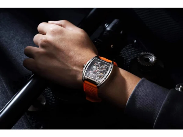 CIGA DESIGN Z Series Titanium Orange Automatic Watch for Gents