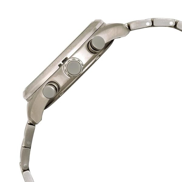 ZIVOT-Z-0083 Silver & Green Analog Wrist Watch with Silver Bezel
