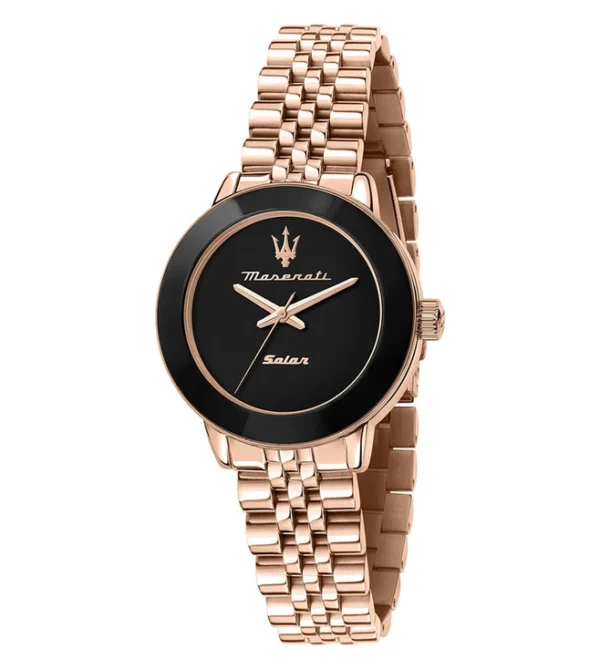 MASERATI R8853145513 Lifestyle Watch for Women, Rose Gold Stainless Steel Strap