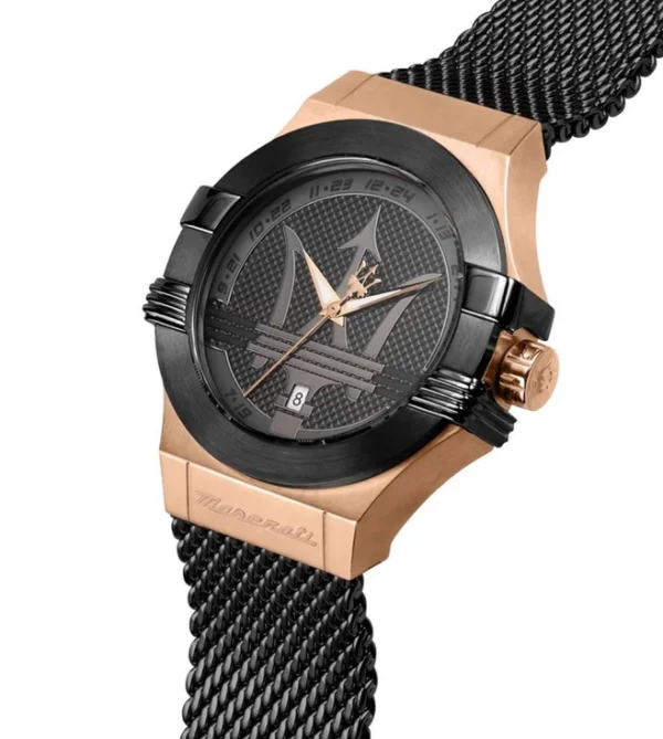 MASERATI Potenza Watch for Men, Quartz Movement & 100m Water Resistance