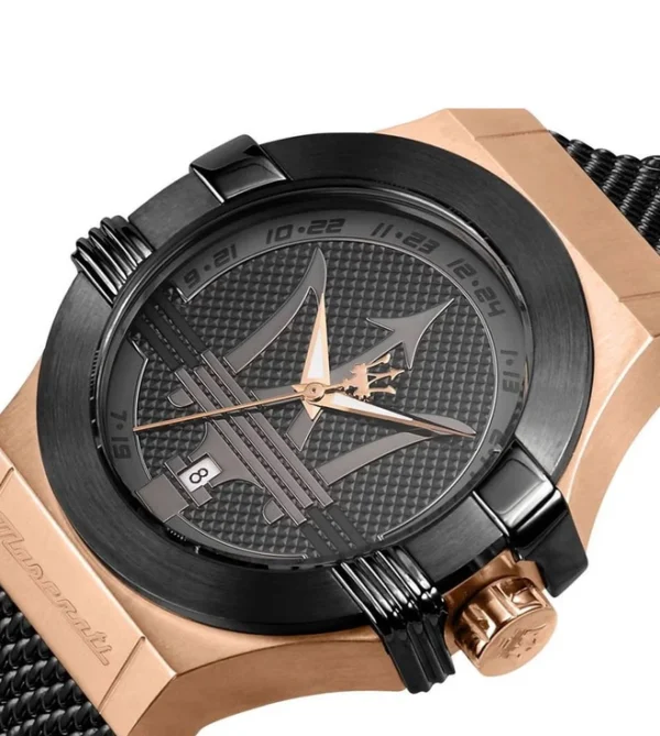 MASERATI Potenza Watch for Men, Quartz Movement & 100m Water Resistance