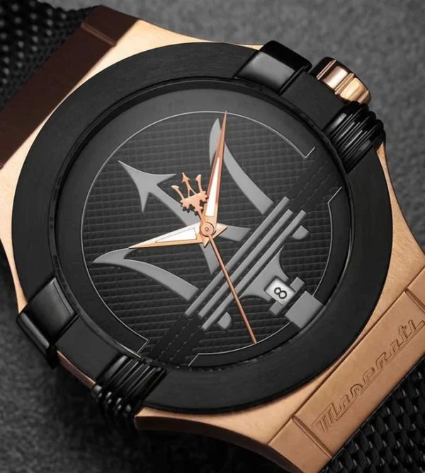 MASERATI Potenza Watch for Men, Quartz Movement & 100m Water Resistance