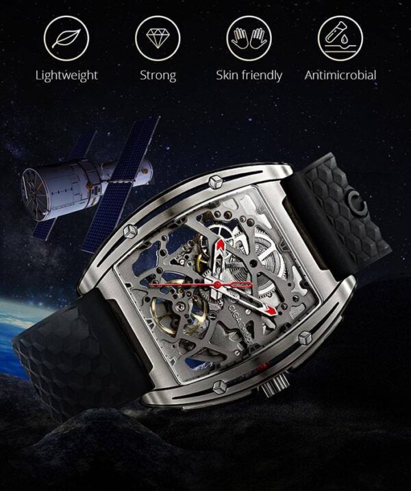 CIGA DESIGN Z Series Titanium Black Automatic Watch for Gents