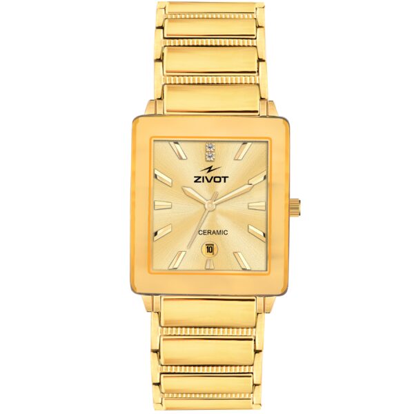 ZIVOT Royale Gold Ceramic Watch