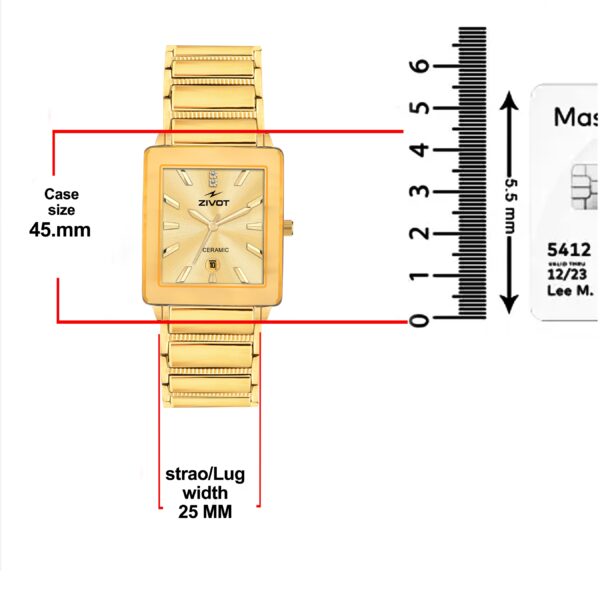 ZIVOT Royale Gold Ceramic Watch