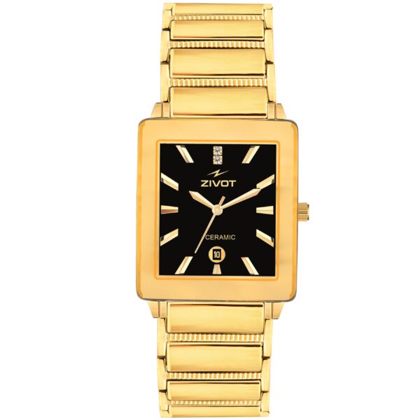 ZIVOT Elite Golden Timepiece for Men