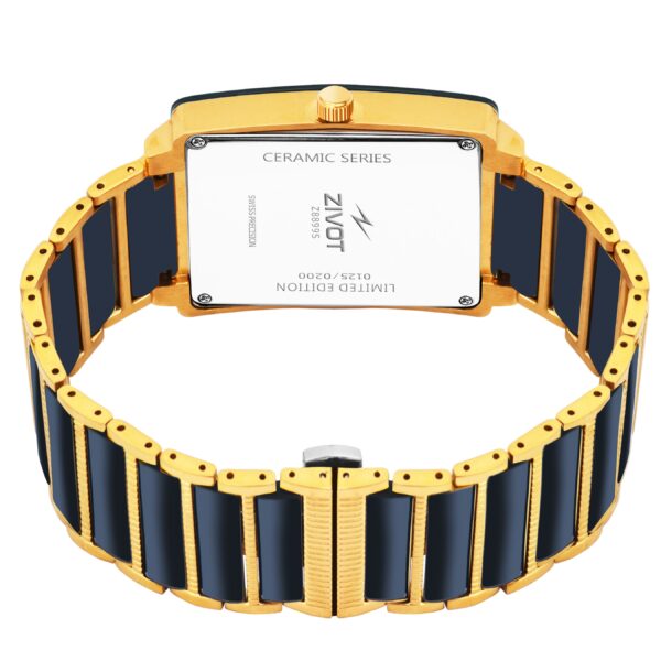 ZIVOT Luxe Ceramic Gold-Tone Watch