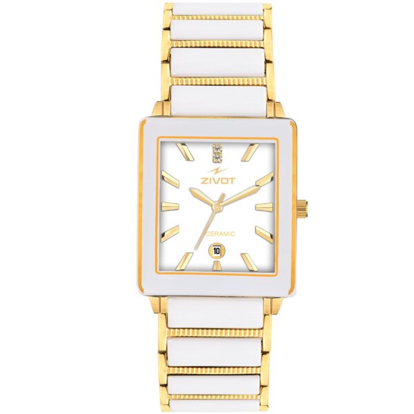 ZIVOT Elegance Ceramic Gold Watch