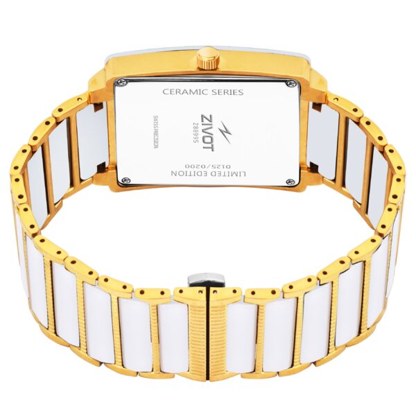 ZIVOT Elegance Ceramic Gold Watch