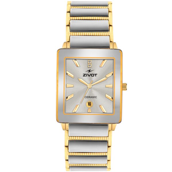 ZIVOT Elegance Ceramic Gold-Tone Watch