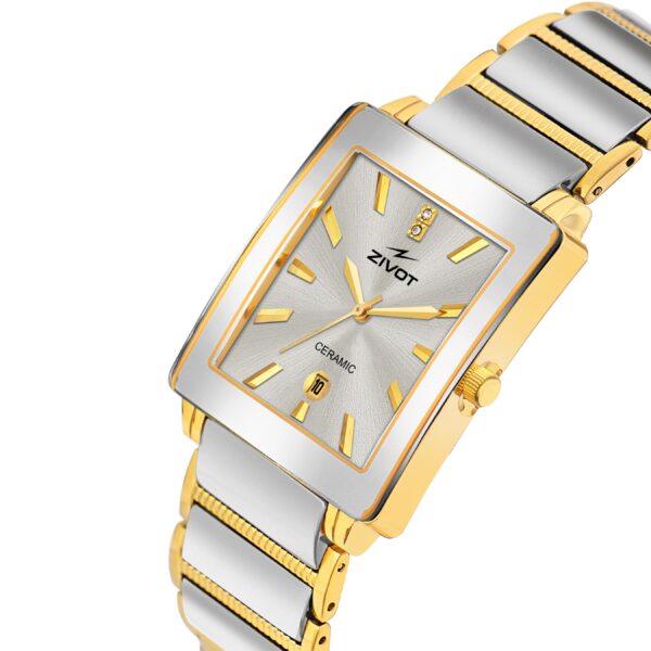 ZIVOT Elegance Ceramic Gold-Tone Watch