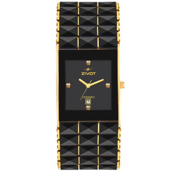 Zivot Black Ceramic Luxury Men's Watch