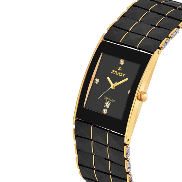 Zivot Black Ceramic Luxury Men's Watch