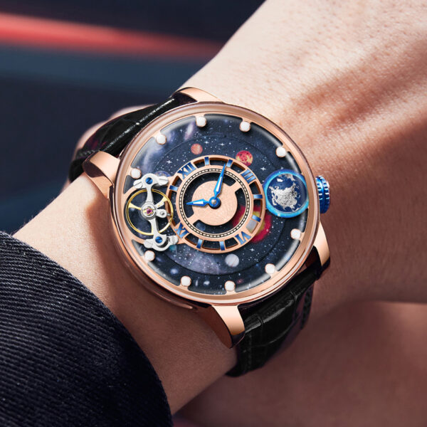 HANBORO Galaxy Dial Astronomical Tourbillon Watch