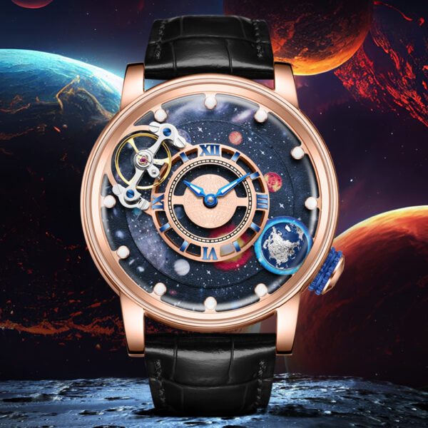 HANBORO Galaxy Dial Astronomical Tourbillon Watch