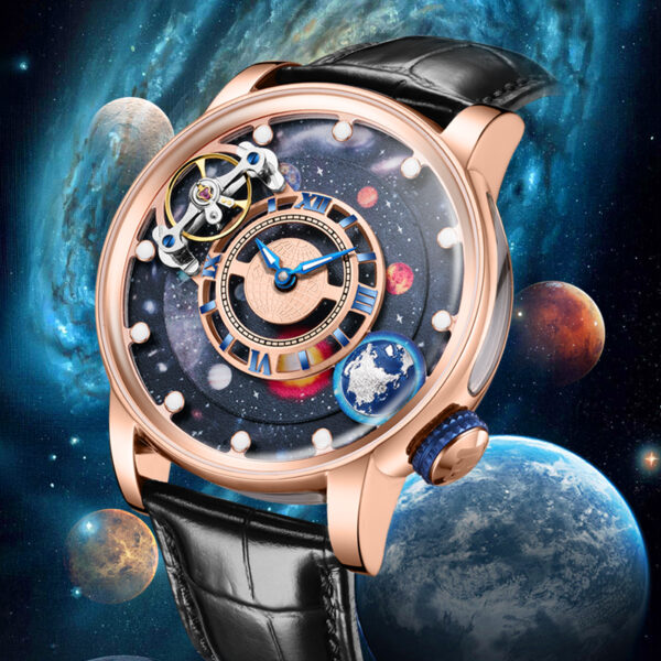 HANBORO Galaxy Dial Astronomical Tourbillon Watch