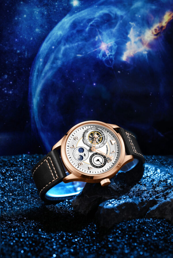 HANBORO Tourbillon Moonphase Luxury Watch