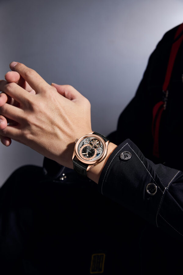 HANBORO Skeleton Tourbillon Watch